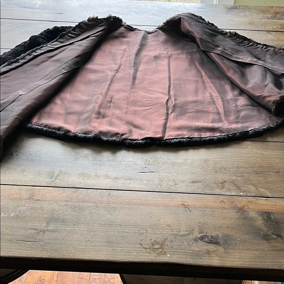 Luxurious Black Beaver Fur Cape Great Vintage Condition - Picture 2 of 4